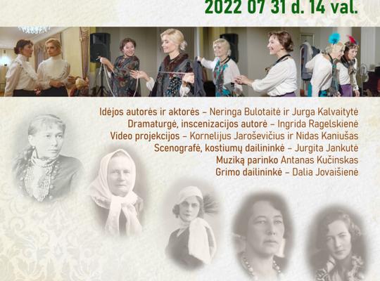 Spektaklis „Šimtmečio moterys“.