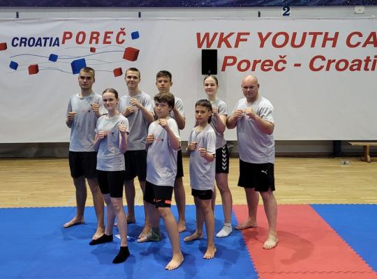 Sporto klubo „Rytų kovotojas“ komanda savo jėgas išbandė Kroatijoje vykusiose karatė varžybose
