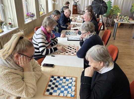 Šaškių turnyras Kutiškiuose