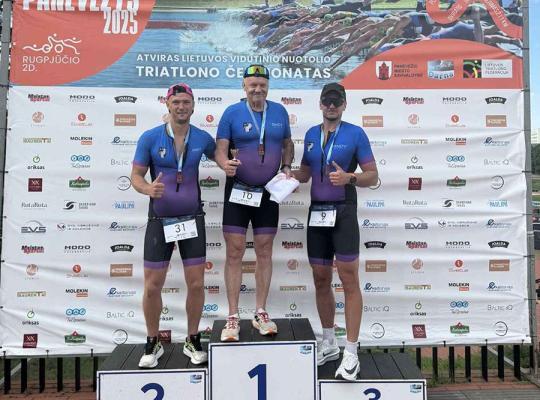 Radviliškio atstovai sėkmingai pasirodė Lietuvos vidutinio nuotolio triatlono čempionate
