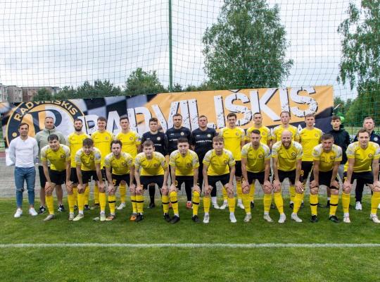 Futbolininkų grįžimas į namų stadioną pažymėtas pergale!