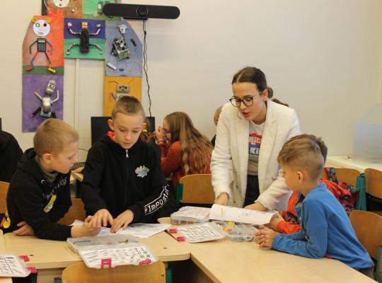 Pociūnėliečiai džiaugėsi praktine edukacija su „Lego®“