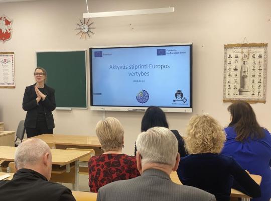 Neįkainojamas Erasmus+ programos įgyvendinamo projekto „Stipriname Europos vertybes“ poveikis jaunimui