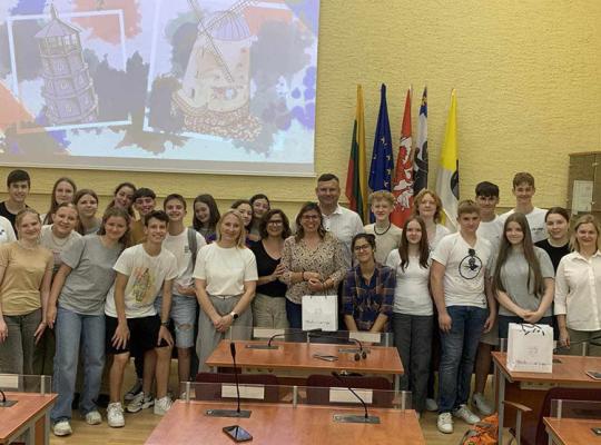 Radviliškio Vaižganto progimnazijoje – svečiai iš Balearų salų