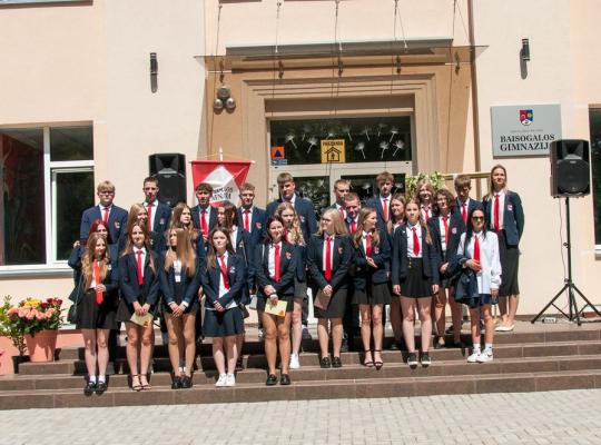 Paskutinio skambučio šventė Baisogalos gimnazijoje