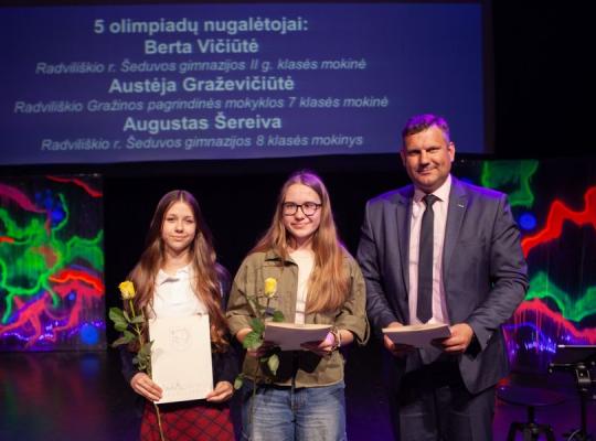 Pagerbti olimpiadų, konkursų nugalėtojai