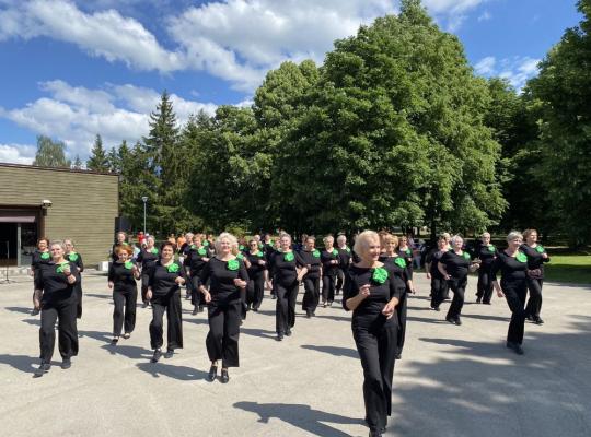 Šokio ir bendrystės džiaugsmas Radviliškyje – linijinių šokių festivalyje „Draugystės pynė“