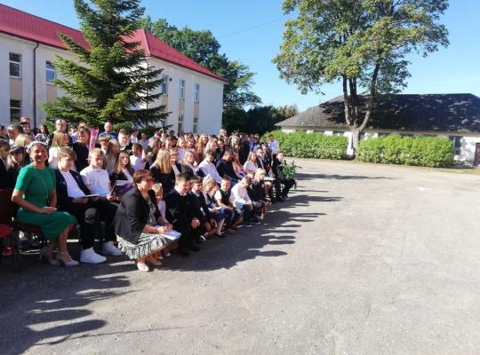 Rugsėjis vėl atvėrė Grinkiškio Jono Poderio pagrindinės mokyklos erdves