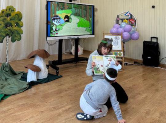 Kutiškių daugiafunkciame centre – „Nežiniuko kelionė“