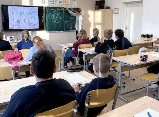 Baisogalos gimnazijos mokiniai mokėsi kitaip!