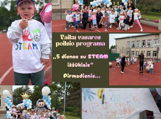 Penkios dienos, penki nuotykiai, daugybė atradimų!