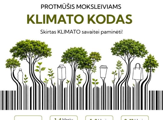 Kviečiame Radviliškio rajono mokinius dalyvauti aplinkosauginiame protmūšyje