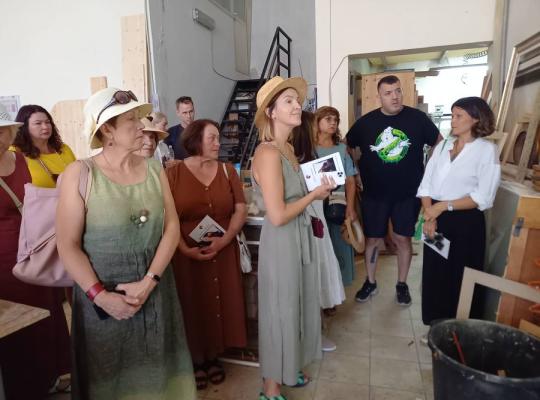 Meninės raiškos studijos dalyvių pleneras Sicilijoje
