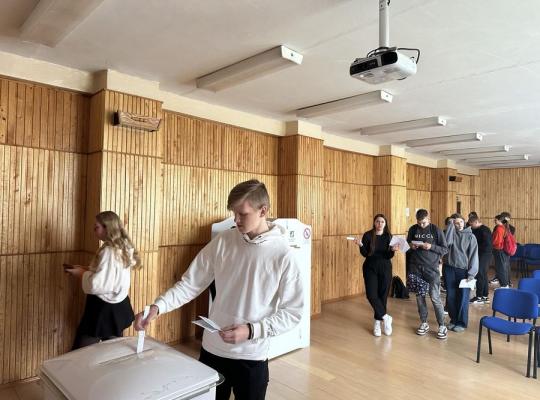 Šiaulėnų gimnazistai dalyvavo „MokRinkimuose“ – rinko Seimą
