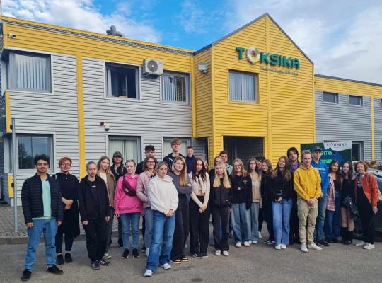 Šeduvos gimnazijoje – tarptautinis projektas „Žiedinė ekonomika“