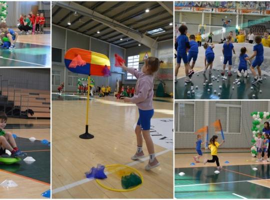 Sporto arenoje praūžė mažuosius sportininkus suvienijęs olimpinis festivalis „Mažieji olimpiečiai“