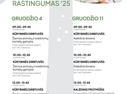 „Žaliasis taškas“ kviečia prisijungti prie nemokamų nuotolinių edukacijų ciklo