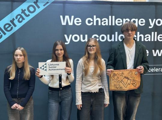 Startuolių džiunglėse – Lizdeikos gimnazijos mokinių mokomoji bendrovė