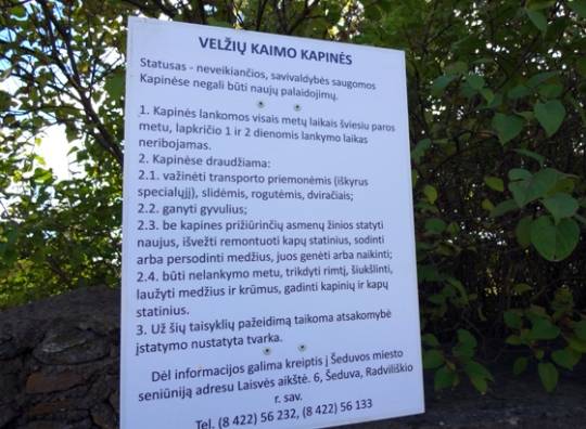 Velžių kaimo kapinės