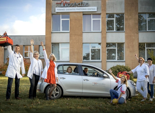 Mosėdžio pirminės sveikatos priežiūros centro komanda