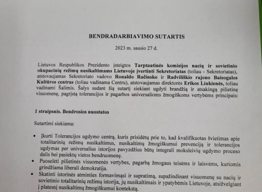 Renginio nuotrauka