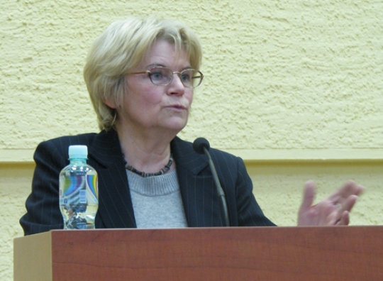 Nuveiktas veiklas pristatė Lietuvos gyventojų genocido ir rezistencijos tyrimo centro direktorė Teresė Birutė Burauskaitė
