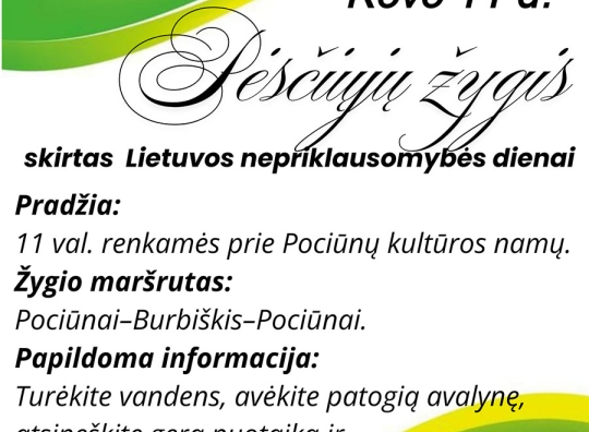 Renginio plakatas